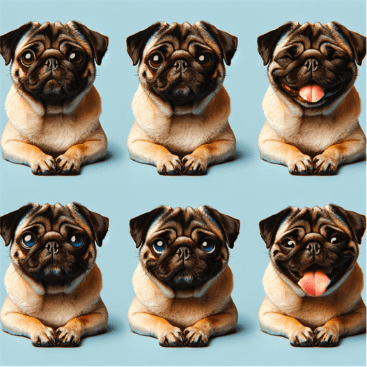 pug shoiwng traits