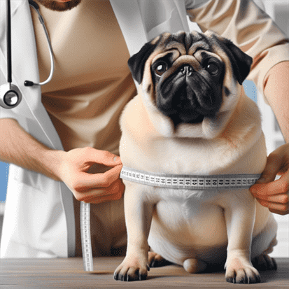 pug at doctors