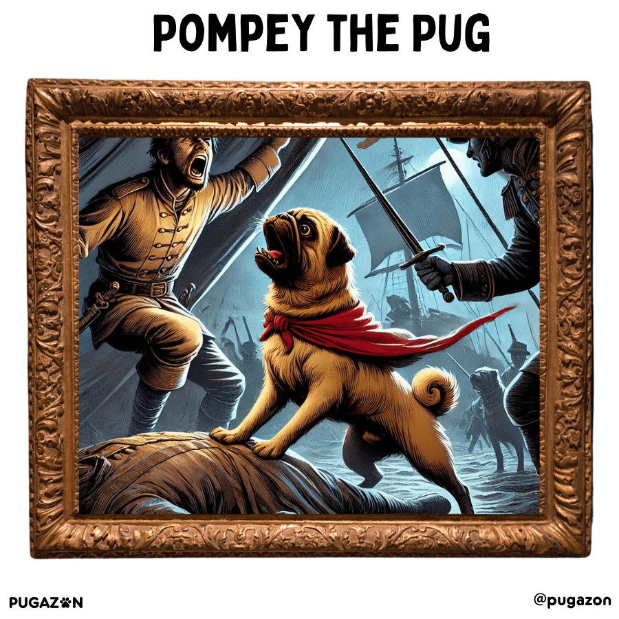 Pompey the pug and his remarkable story