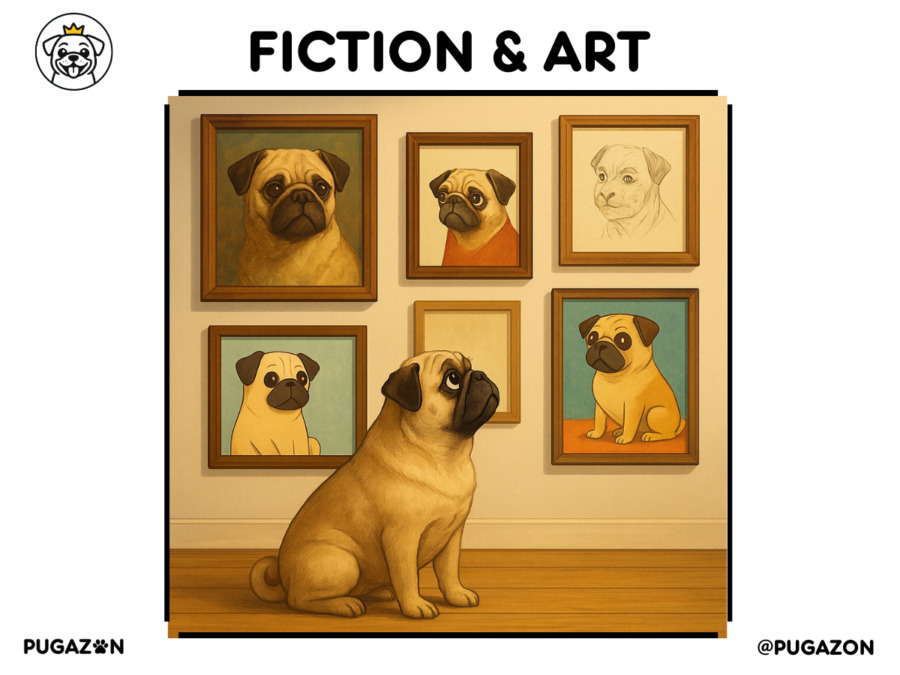 Colorful puzzle with artistic and fictional elements, showcasing creativity.