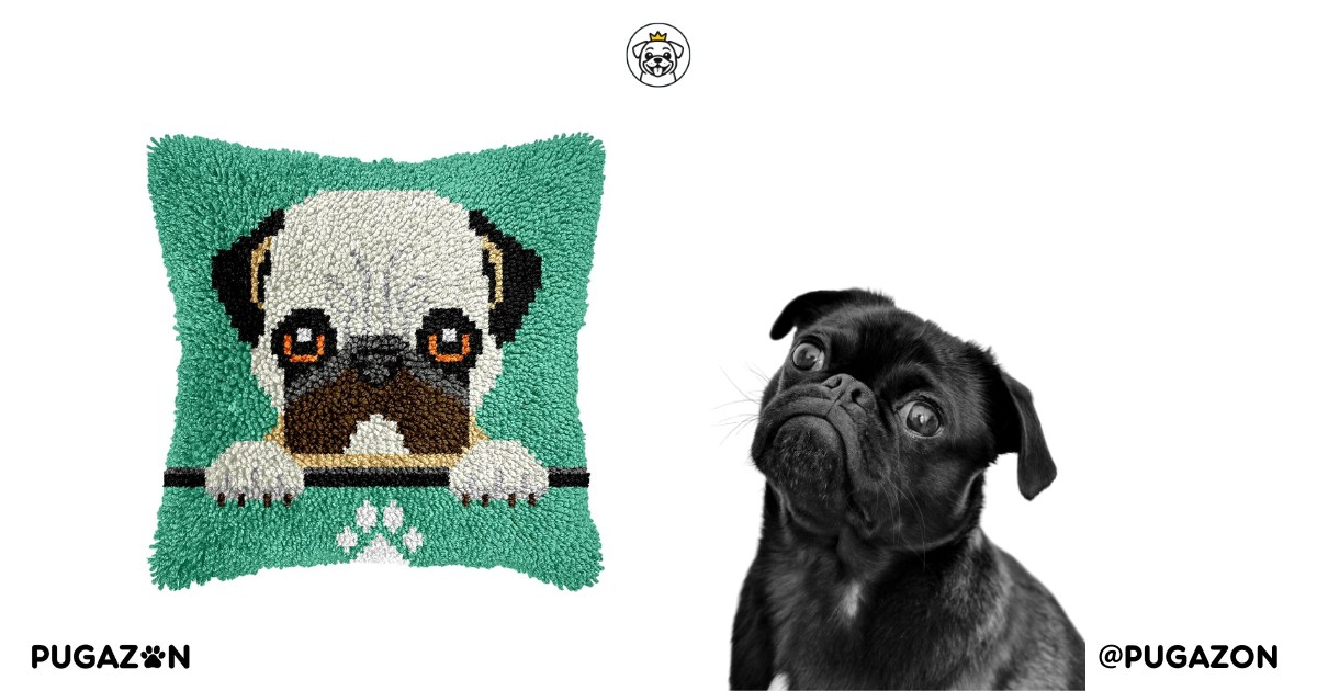 Pug Latch Hook Kit